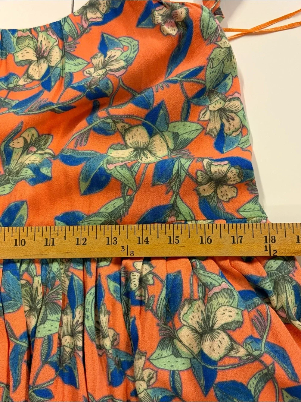 Free People Orange Dear You Backless Sundress - Picture 9 of 9